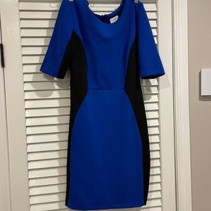 Brand new with tags Womens blue and black short sleeved dress